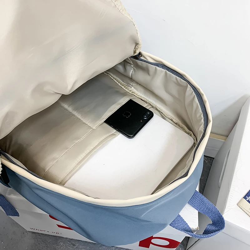 

EnoPella Women Fashion Backpack Cute Ladies Nylon Waterproof Mochila For Teenager Girl Kawaii BookBag Female School Bag Rucksack