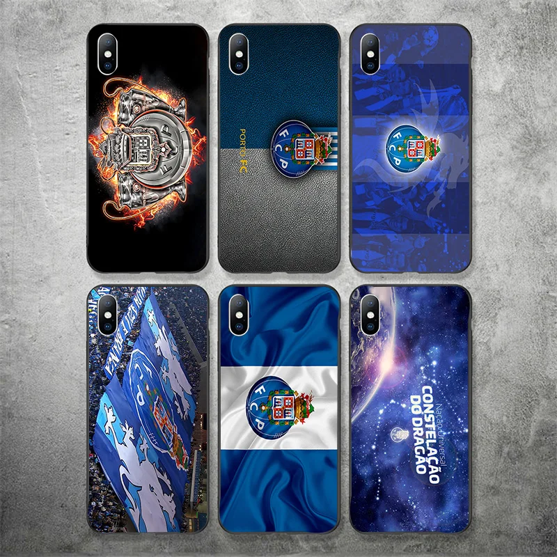 Yinuoda чехол для телефона FC marga Iphone DIY рисунок черный мягкий из ТПУ команды X XR XS MAX 7 8