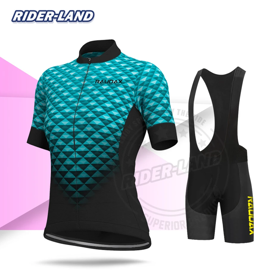 Модная новая женская одежда для велоспорта летний комплект из Джерси с коротким
