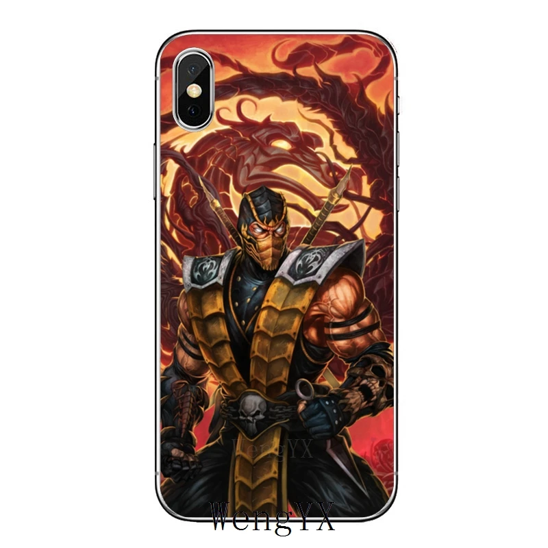 Чехол Mortal Kombat 11 для Samsung Galaxy S10 Lite S9 S8 S7 S6 edge Plus S5 S4 Note 9 8 5 4 mini | Мобильные телефоны и