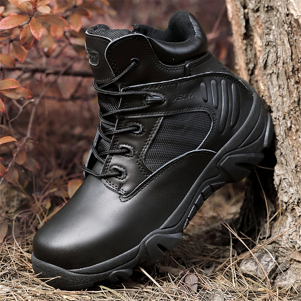 

Outdoor Shoes Boots Men Shoes Army Boots Men's Boots Outdoor Male Hiking Boot Military Ankle Boots Mountain Sport Work Shoes