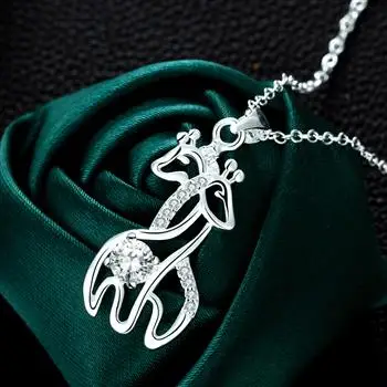

Fashion Silver Jewelry Best-selling Personality Small Animal Lady Necklace in Europe and America N073 SPN073