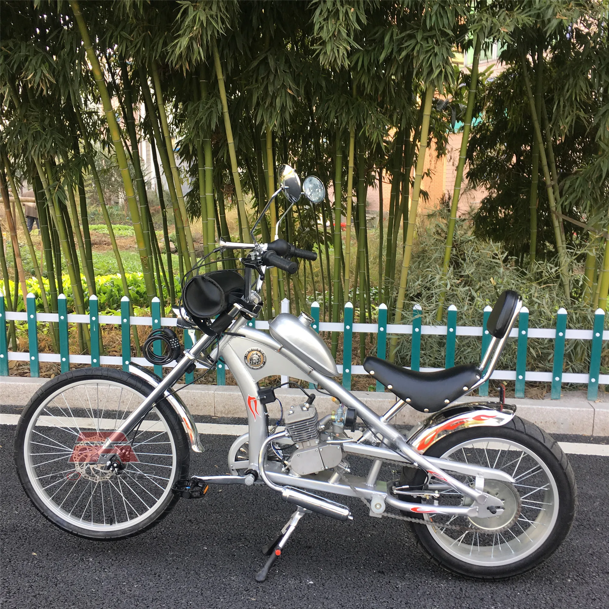 48CC моторизованный велосипед низкий мотоцикл для внедорожника мощный 20 ”-24”