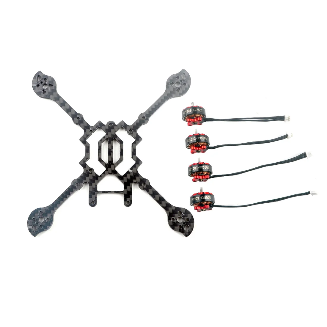 Happymodel Larva X HD 125 мм комплект из углеродного волокна для рамы с EX1203 1203 5500KV 2 4S