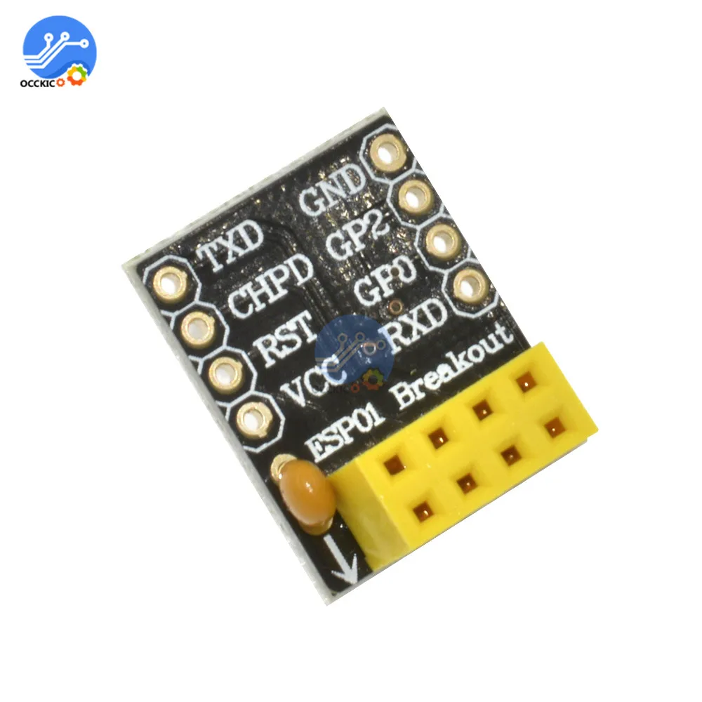 Для ESP-01 Esp8266 ESP-01S модель ESP8266 серийный макетный адаптер для WiFi трансивера модуль