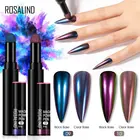 ROSALIND блестящий хромированный порошок для ногтей ручки Волшебная зеркальная ручка порошок Подушка Auroras для ногтей лазерное зеркало УФ Гель-лак ручка дизайн ногтей