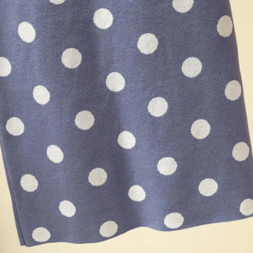 

Spring Autumn Winter Sexy Split Elegant Women Elastic Pencil Skirt Ladies Korean Dot Knitted Skirt Female Bodycon Skirt JW9252