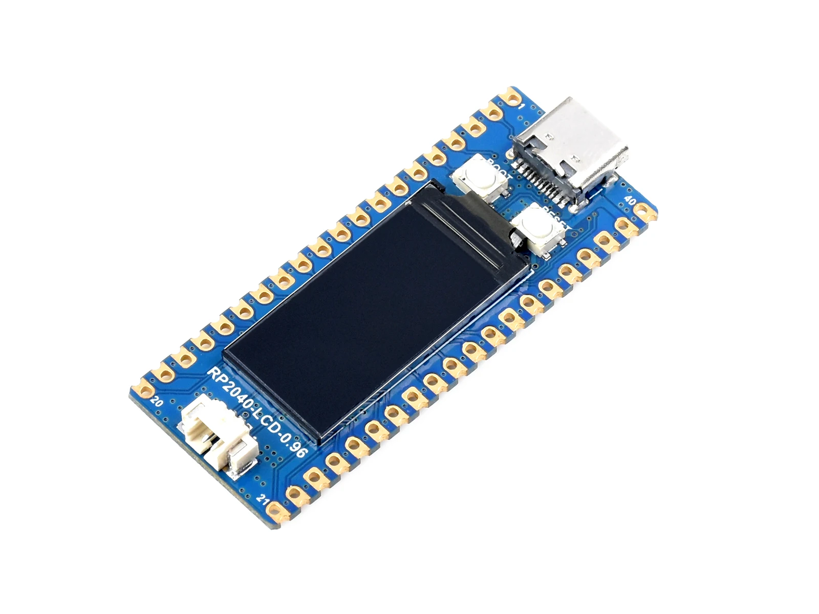 

RP2040-LCD-0,96, недорогая, высокопроизводительная плата Pico-Like MCU на основе микроконтроллера Raspberry Pi RP2040, с ЖК-экраном
