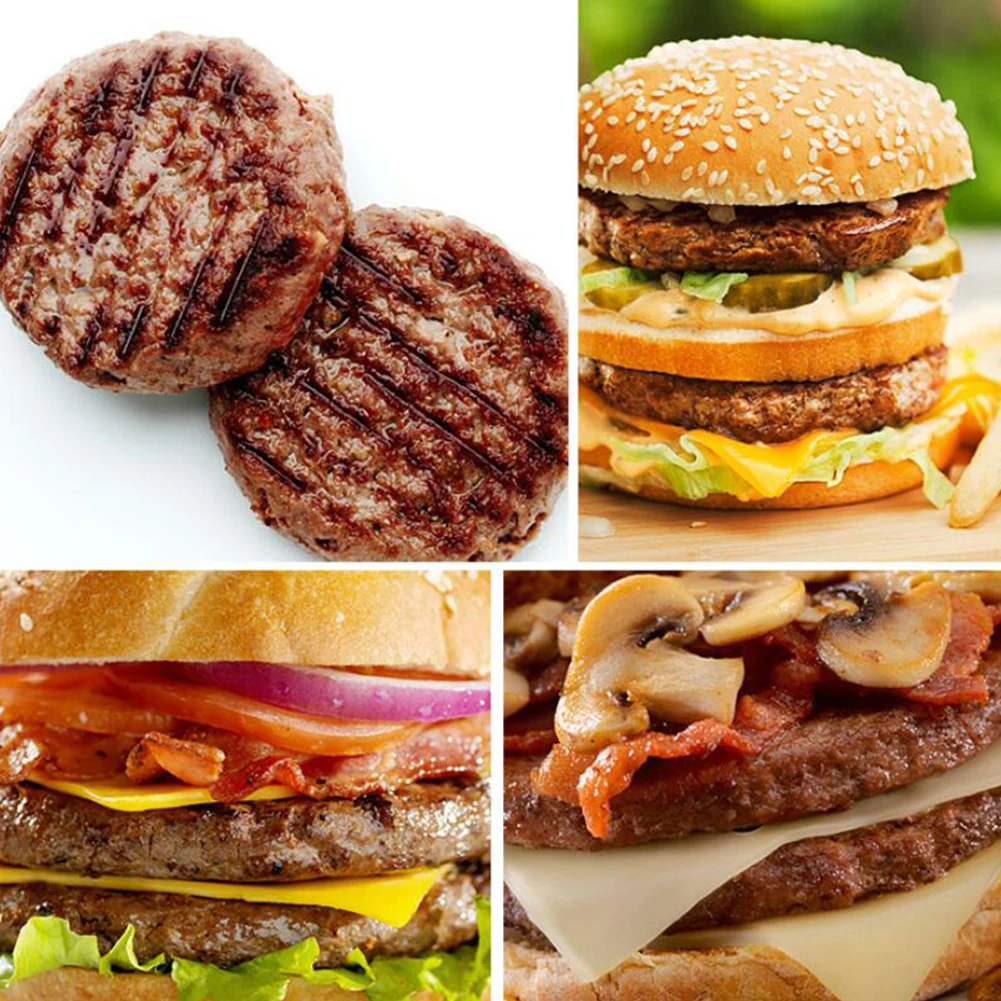 1 комплект Круглый высококачественный пресс для гамбургеров мяса говядины гриль