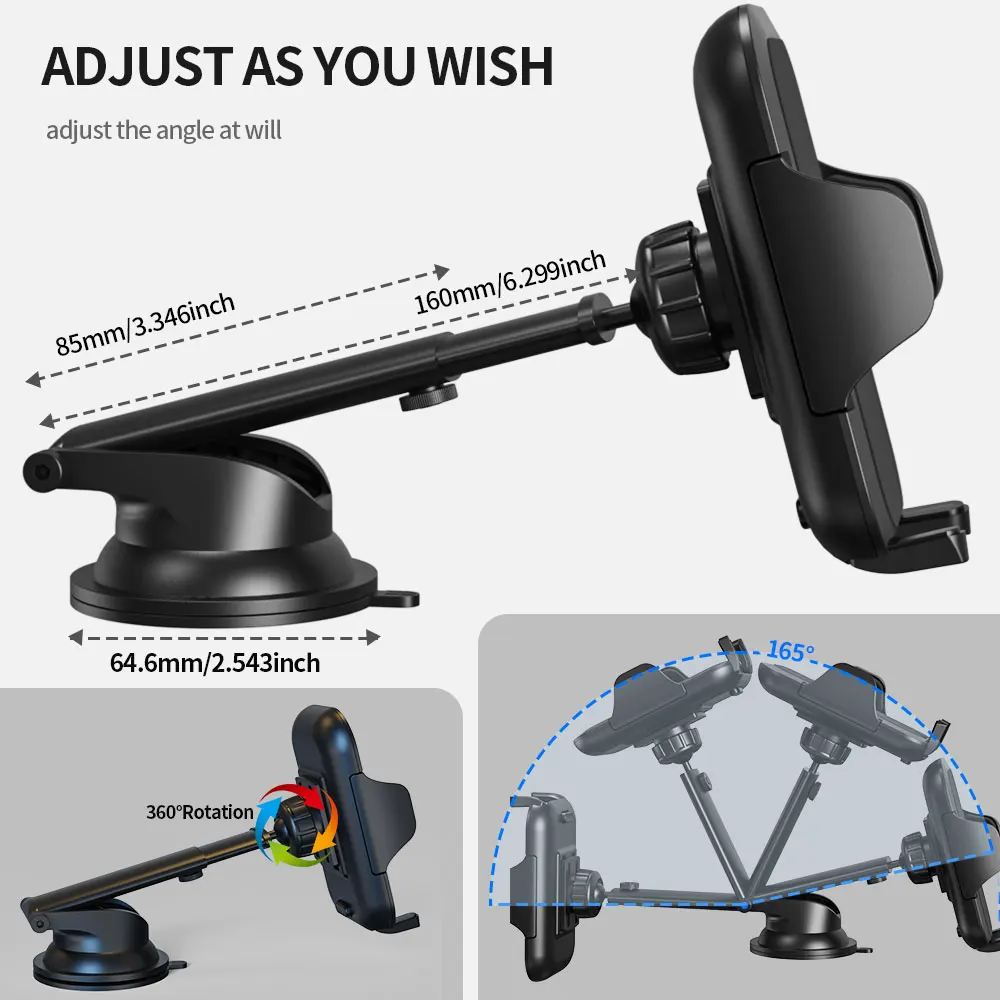 car mount phone holder desk stand universal windshield dashboard cell phone holder for iphone samsung huawei xiaomi smartphones free global shipping