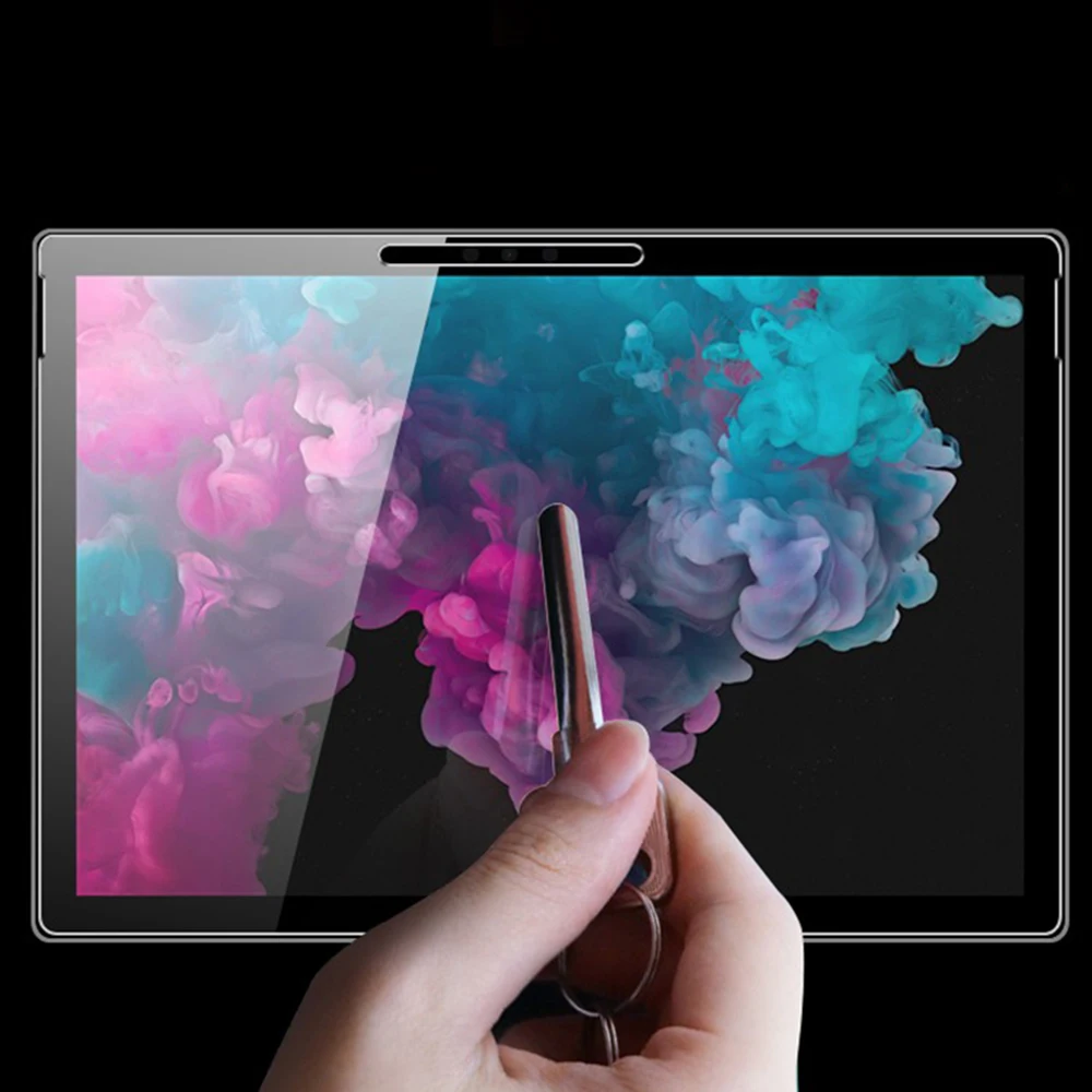 Закаленное стекло для Microsoft Surface Pro 8 7 6 5 4 3 2 X Go чехол-книжка защитная пленка защита
