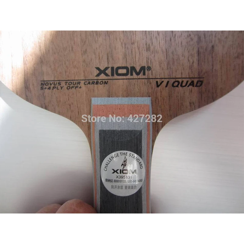 Оригинальная четырехъядерная ракетка XIOM V1 для настольного тенниса спортивные