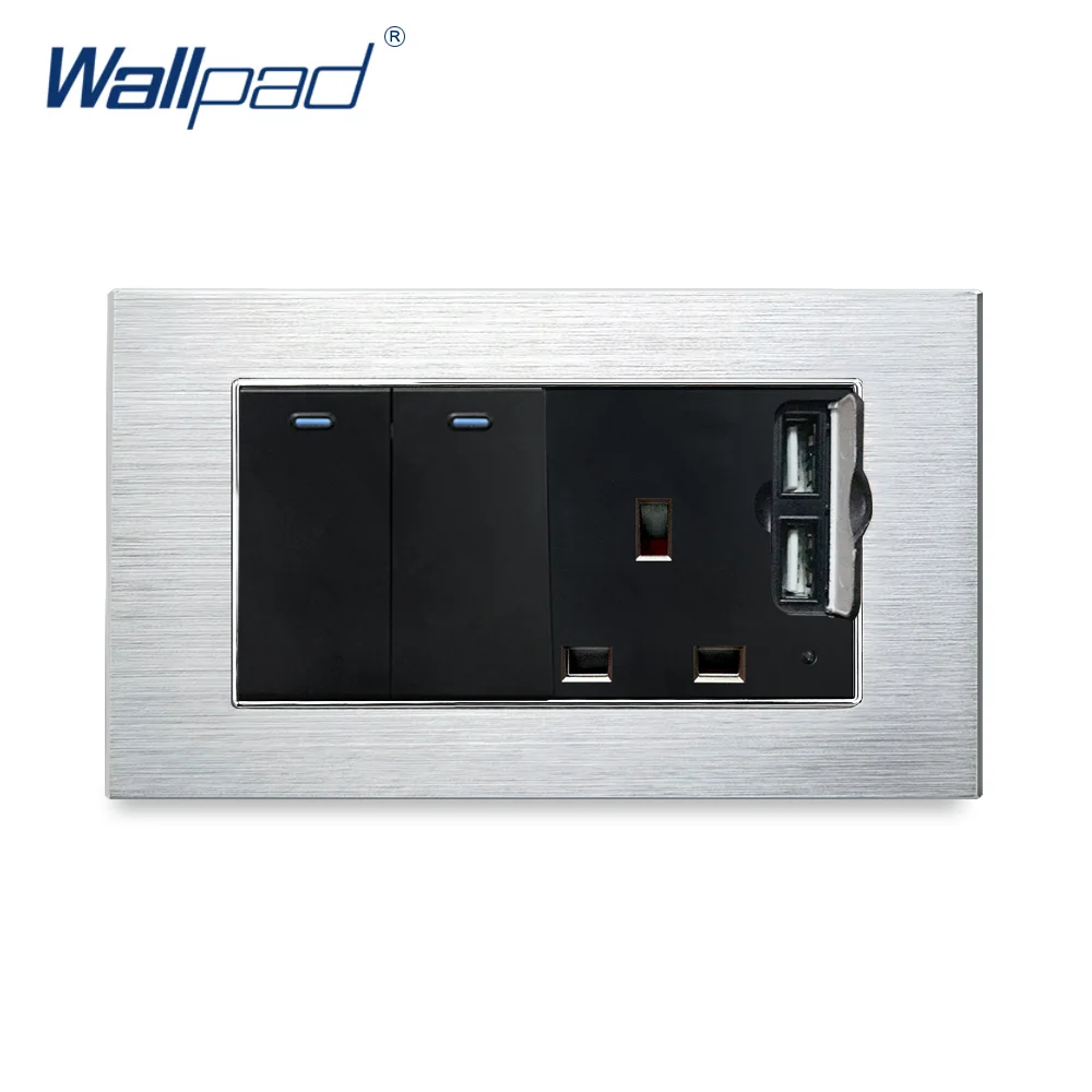 2-позиционный переключатель с 3-контактным английским разъемом 2 USB зарядное