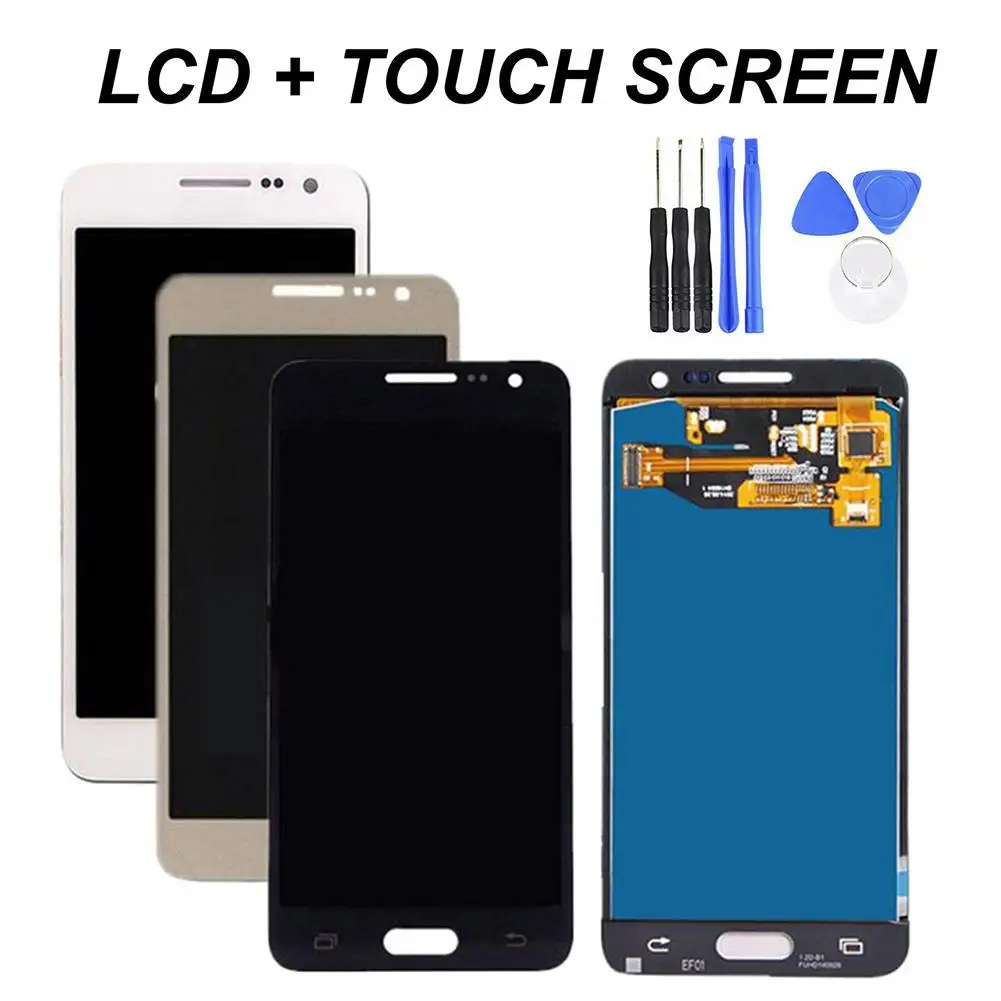 Сменный ЖК экран с рамкой 3D сенсорный дисплей дигитайзер в сборе для Samsung Galaxy A3 2015