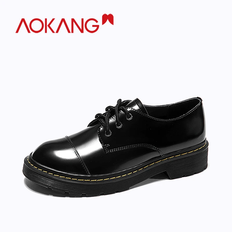 AOKANG/Женская обувь Новинка 2019 года женские кроссовки столбики Вулканизированная