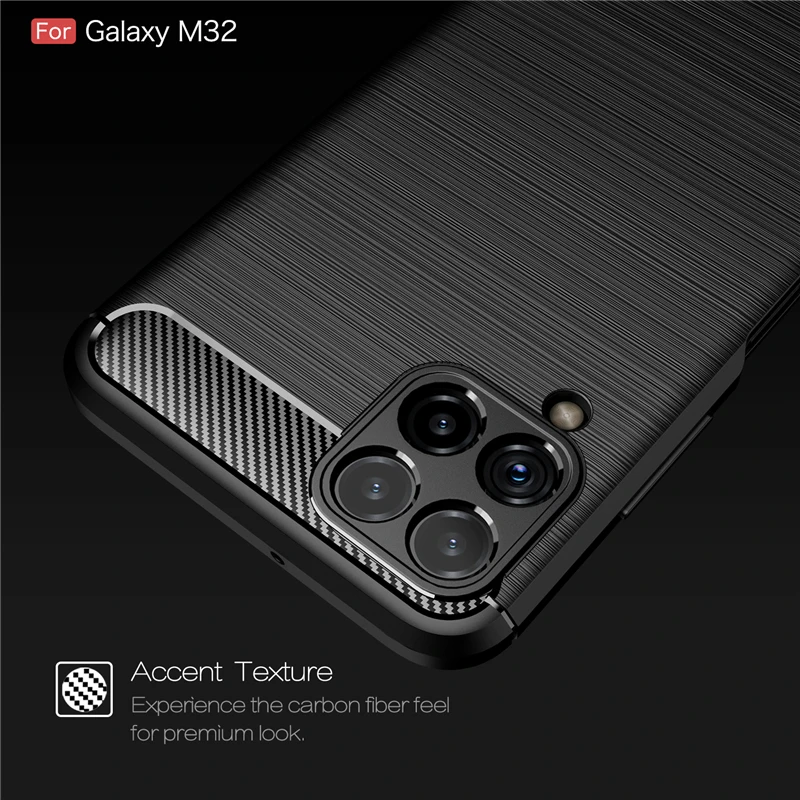For Samsung Galaxy M32 Case Silicone Shell Soft Fundas Rubber Protective Case For Samsung M32 Cover For Galaxy M32