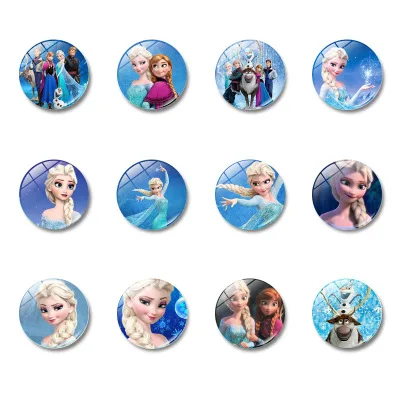 Ice Stickers 10pcs Дисней Холодное сердце Анна фильм ребенок день рождения украшения Дети девочка вечерние принадлежности вечерние набор посуды - Цвет: Ice Stickers 10pcs