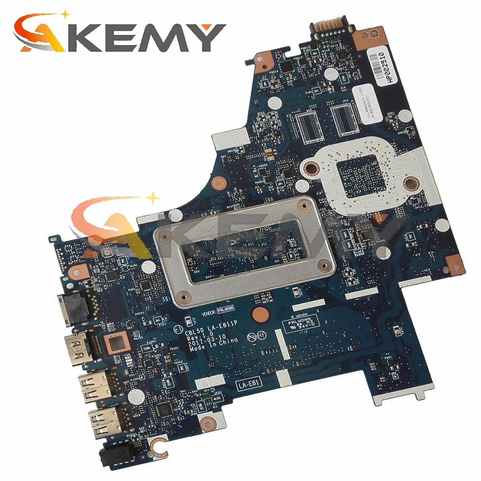 

939605-501 939605-601 For HP Pavilion 15-BS Celeron N3060 Laptop Motherboard CSL50/CSL52 LA-E811P SR2KN DDR3 Notebook Mainboard