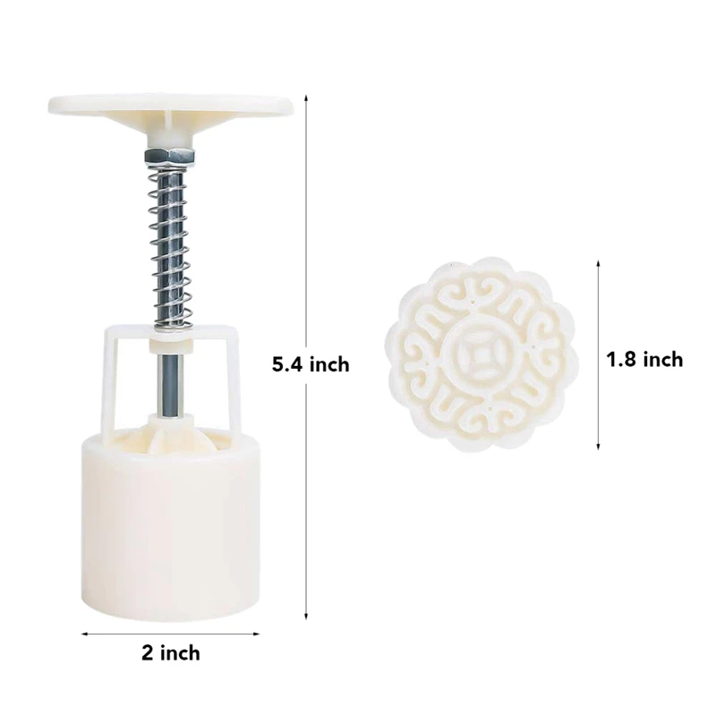 Лучшая Праздничная форма для выпечки Луна с 6 штампами печенья цветочный дизайн