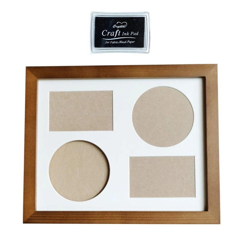 

Newborn Baby Birthday Keepsake Shower Gift Handprint Footprint Picture Frame Photo Ornaments