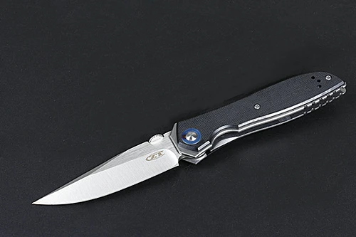 black EDC Открытый инструмент ZT0640 шарикоподшипник складной нож CPM20CV лезвие Флиппер тактические карманные ножи кемпинг охотничий нож выживания - Цвет: black