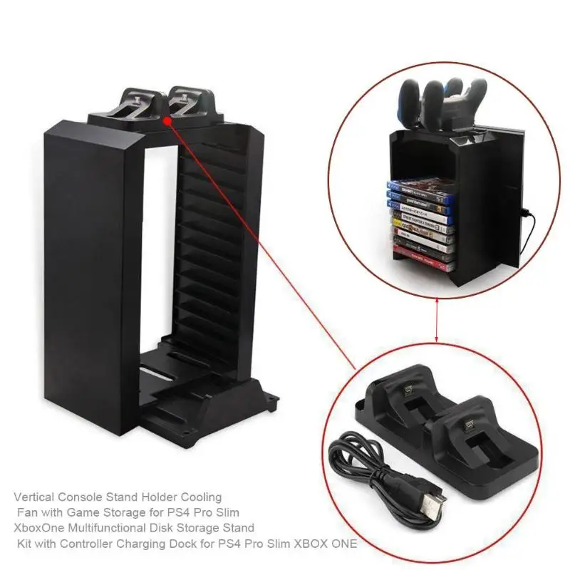 Многофункциональная подставка для хранения дисков вертикальный охлаждающий