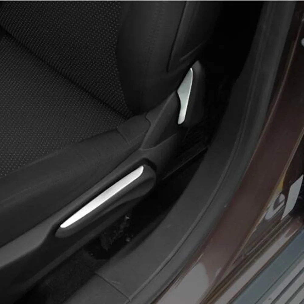 3 шт./компл. стикер из нержавеющей стали с регулировкой автомобильного сиденья