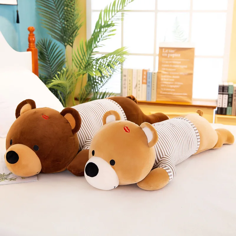 

60-120 см Kawaii нарядный полярный медведь, плюшевая кукла, детская мягкая подушка, медведь, животные, плюшевые игрушки, детские Мультяшные подарк...