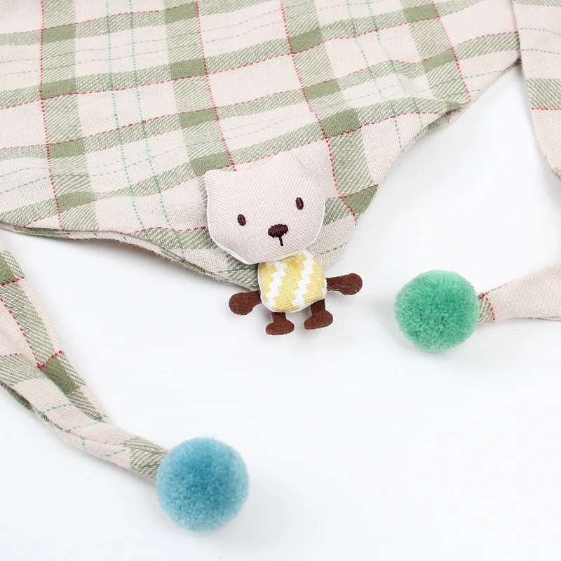 Модный детский хлопковый треугольный шарф нагрудники Осень зима воротник