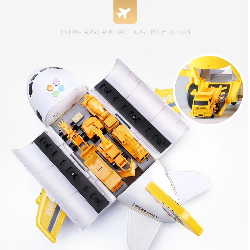Игрушечный самолет для детей Инерционная модель пассажирского самолета