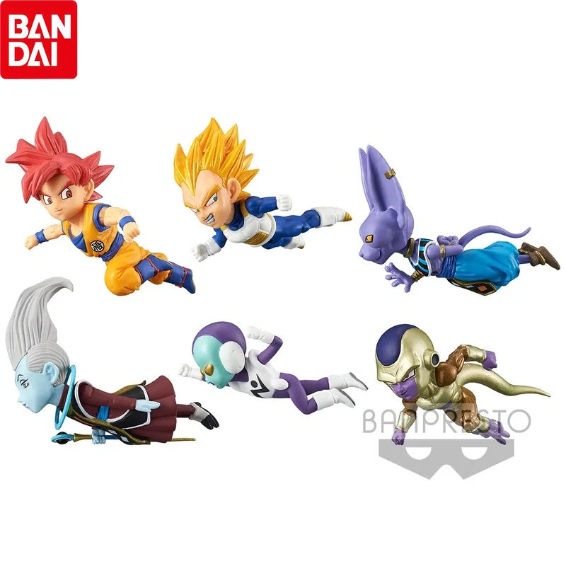 

Bandai Anime Dragon Ball Saiyan WCF Ornament Model First and Second Bullets Son Goku Frieza Vegeta IV Jaco Anime Action Figure