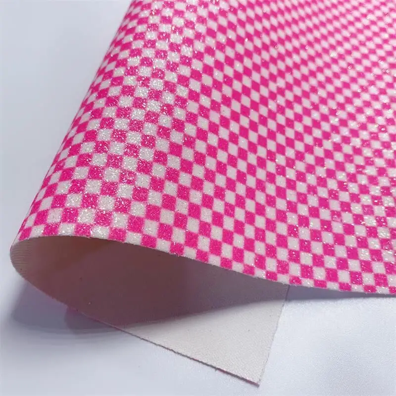 

DIY Glitter A4 Size Vinyl For Bows Lattice Glitter Leather Fabric Faux Leather Sheets for Bows, Earrings,Hairclips