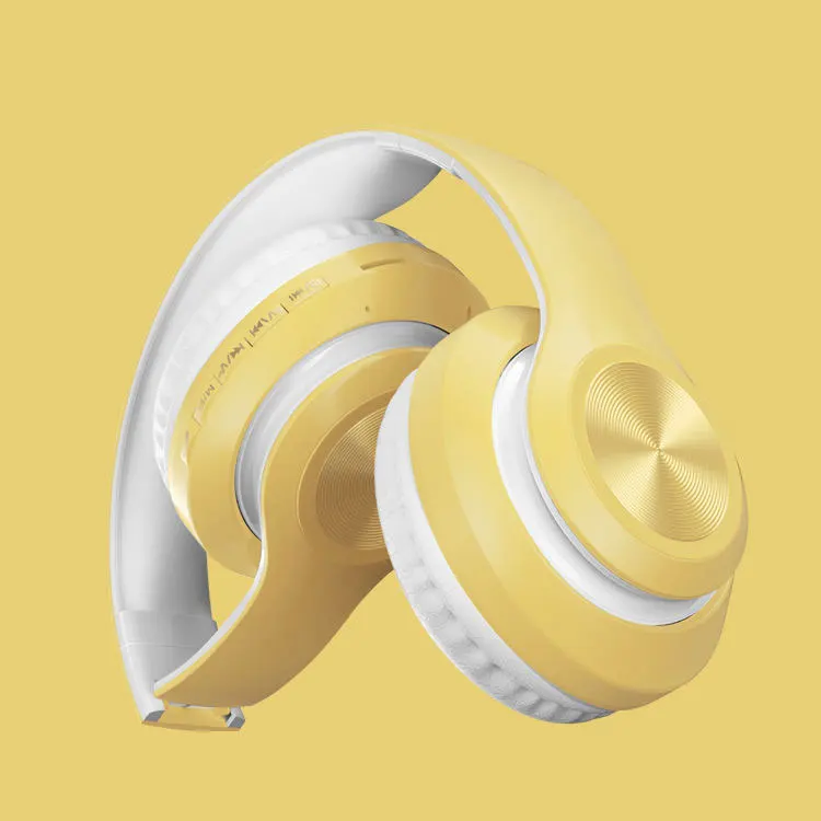 

Wireless Headphone Bluetooth 5.0 Microphone Tf Card Hifi Sound Over-Ear Game Headset For Mobile Phone, Tablet, laptop