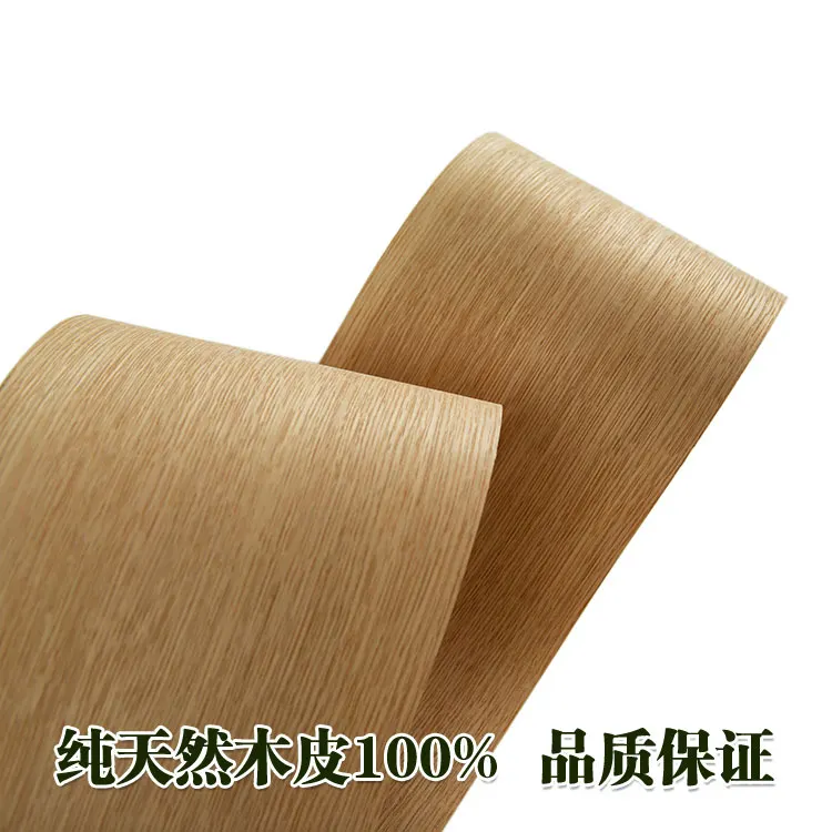 

L:2.7Meters Width:180mm Thickness:0.2mm White Oak Straight Grain Veneer Natural Solid Wood Veneer USA