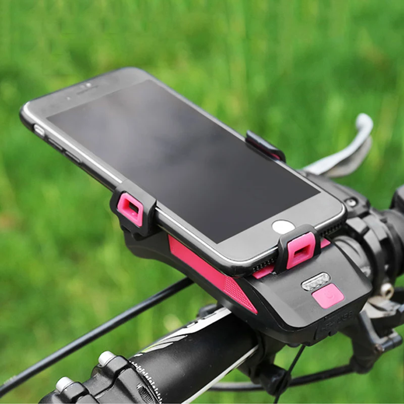 Светодиодный 4 в 1 водонепроницаемый Передний фонарь для велосипеда|Подставки и