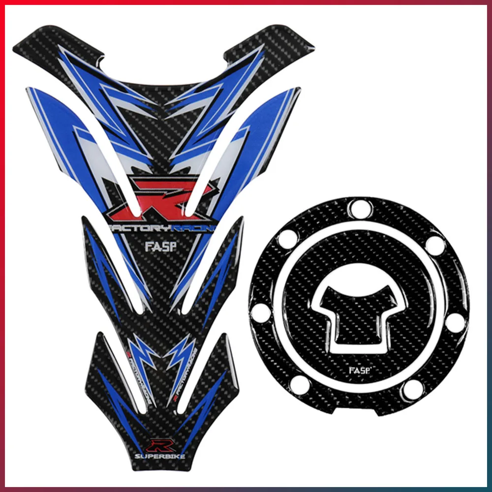 

Motorbike Racing Fiber Fuel Gas Cap Cover Tank Protector Pad Sticker Decal For Honda CBR 600 F2/F3/F4/F4i RVF VFR CB400 CB1300