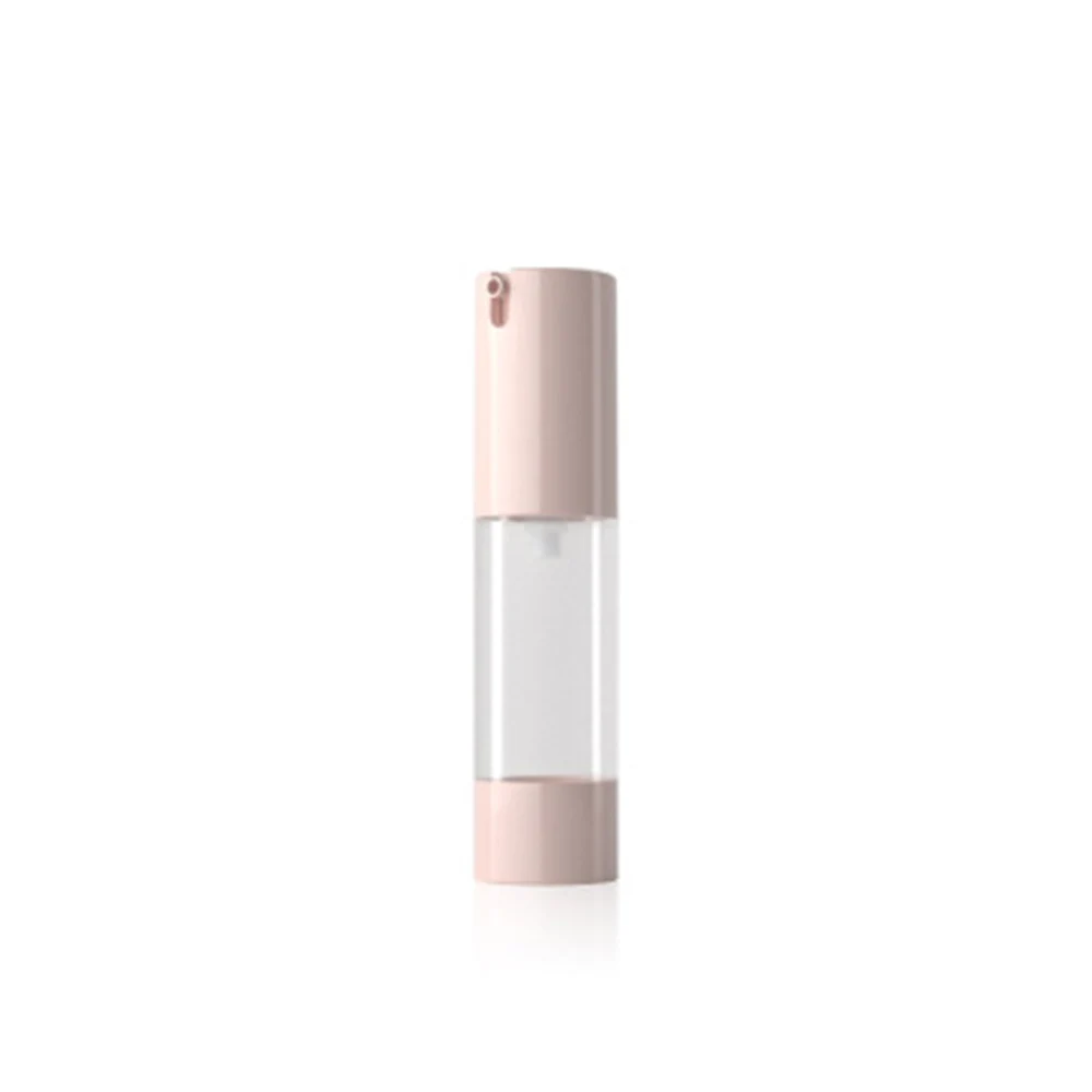 

15/30ml Pink Rotating Airless Bottle, Press Vacuum Emulsion Dispensing Bottle, Desktop Airless Bottle