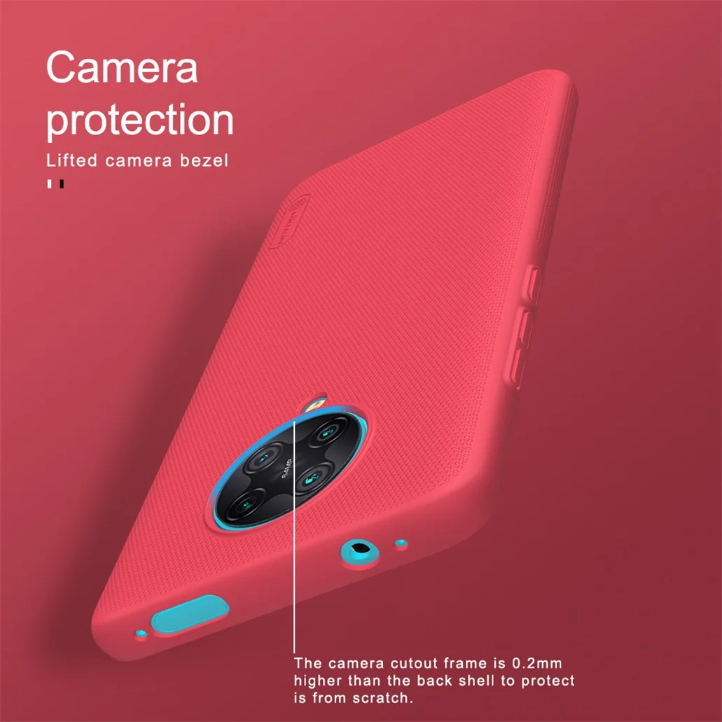 For Xiaomi Poco X2 F2 Pro Case Nillkin Frosted Shield Hard PC Phone Protector Back Cover for Redmi K30 5G K30i | Мобильные телефоны