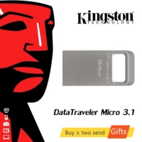 kingston pendrive usb 3 0 flash drive mini usb 3 1 16gb 32gb 64gb 128gb trans 100mbs 100 usb clean pen drive metal u disk flash