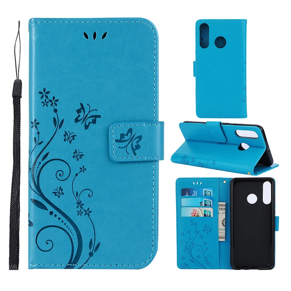 Модный кожаный чехол-бумажник с откидной крышкой для Coque huawei Y5 Prime Y6 Pro Y7 P9 Lite Mini P20 Lite mate 30 чехлы для телефонов