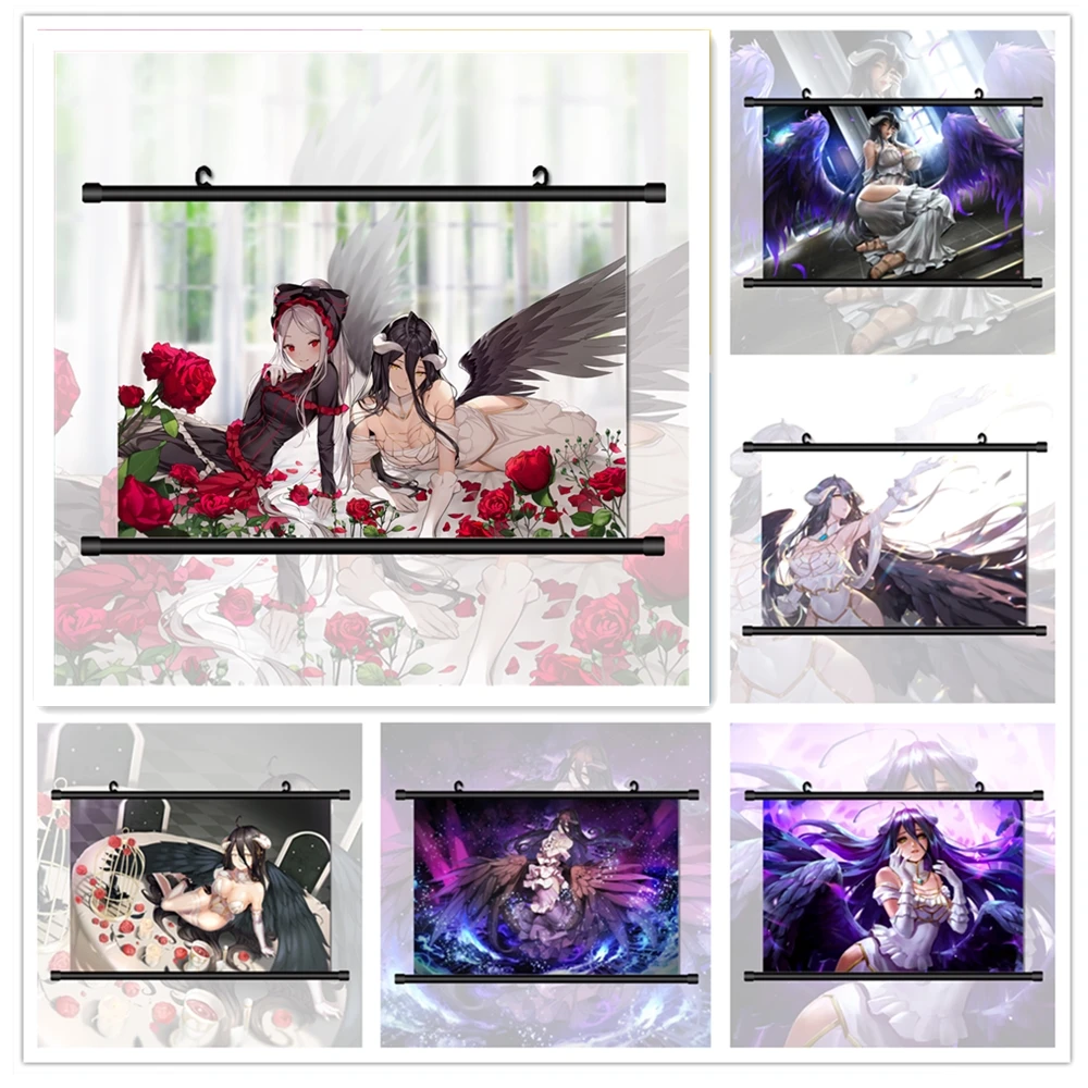 

Overlord Albedo Anime Manga HD Print Wall Poster Scroll