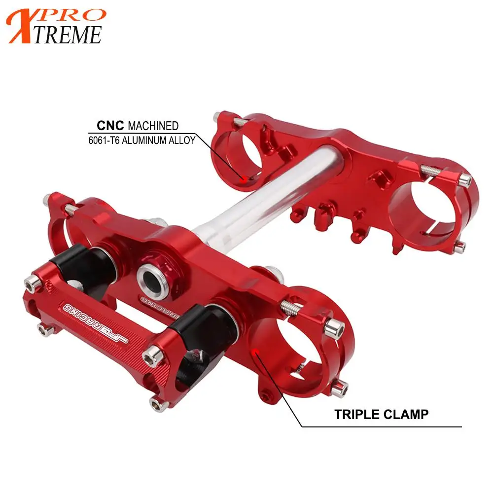 

Motorcycle 28mm Upper Low Triple Tree Clamps Steering Stem Bar Mount For HONDA CRF250R CRF 250R 13-17 CRF450R CRF 450R 09-16 R