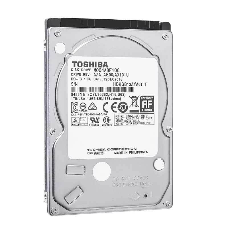 TOSHIBA 2 ТБ 1 500 Гб 320 5 &quotSATA Ноутбук Внутренний жесткий диск 160 МБ/с. 2/8 Мб 5400 7200 об/мин
