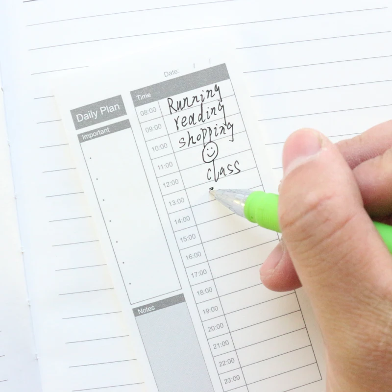 Domikee Классический офисный школьный Карманный самоклеющийся планировщик