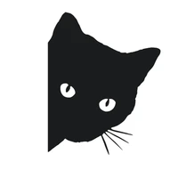 chiziyo 1215cm cartoon cat face car stickers decals styling reflective vinyl funny cute universal animal pattern
