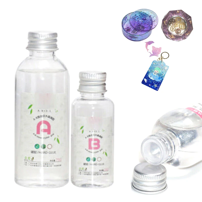 

2.5:1 Volume Crystal Glue Tool Transparent No Whitening Epoxy 100G GK99