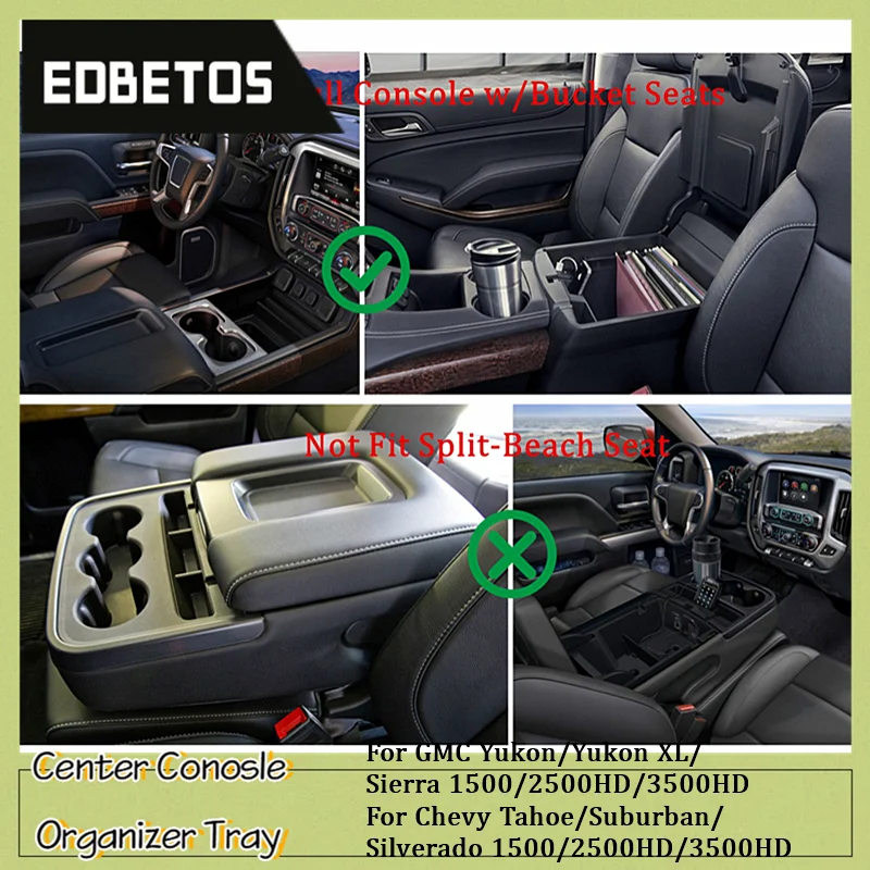Органайзер для хранения в подлокотнике GMC Sierra 2500HD/3500HD/Chevy Silverado 2500HD/3500HD |