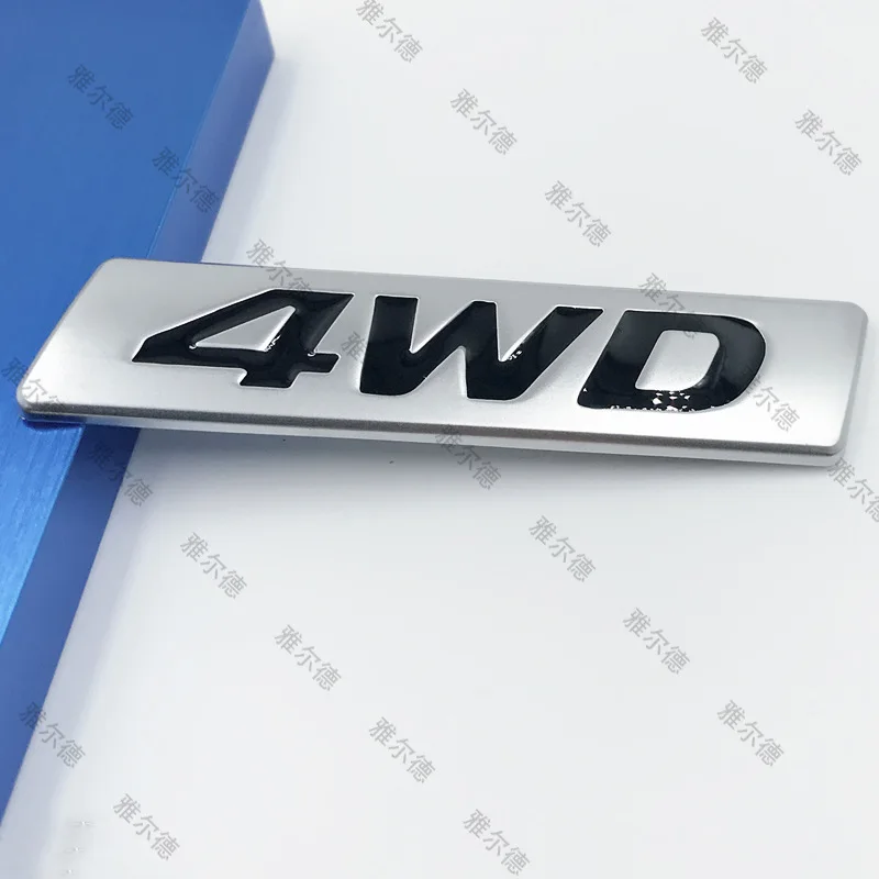1 шт. хромированная металлическая 3d наклейка эмблема 4WD 4X4 значок для стайлинга
