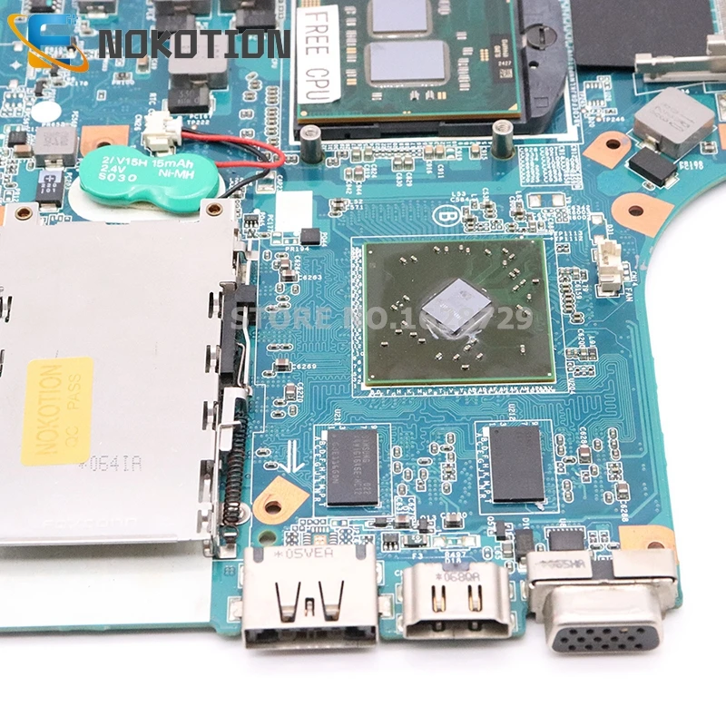 NOKOTION A1771571A MBX-224 ноутбук материнская плата для Sony VAIO VPCEA VPCEA290X 14 M960 1P-009CJ01-8011 основная плата Бесплатный процессор