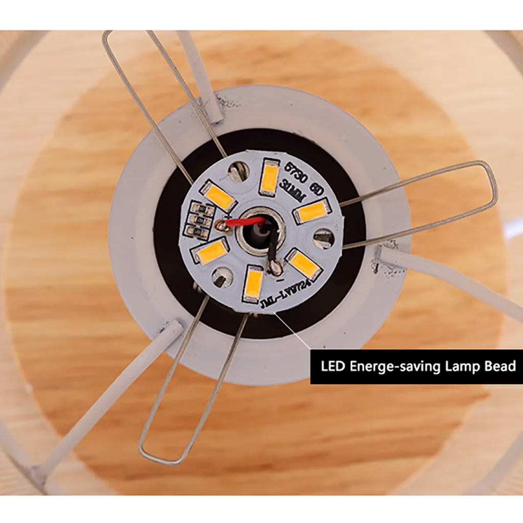 Скандинавская деревянная настольная лампа современный ночник для гостиной